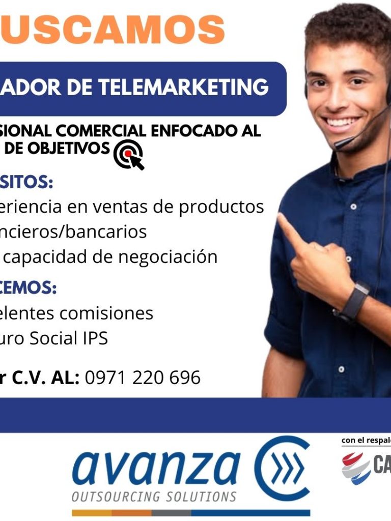 OPERADOR DE TELEMARKETING - CAPASER